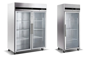 Kühl- / Tiefkühlschränke Glastür