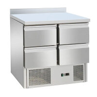 Kühltisch Mini mit Unterbau Saladette - 0,90 x 0,70...