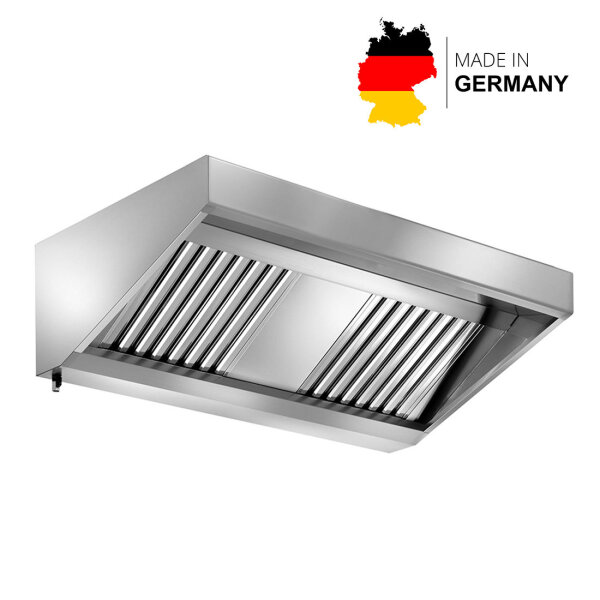 Wandhaube - 0,8 x 0,9 m - mit LED Beleuchtung - Made in Germany