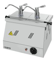 SARO Bainmarie 2X1/6 GN 200 mit Dispenser BM-0216