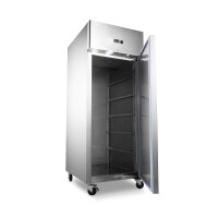 Gastro Bäckerei Kühlschrank - 800 l - Einstellbare Regale - Passend 60 x 40 cm - Doppelvolumen - auf Rädern