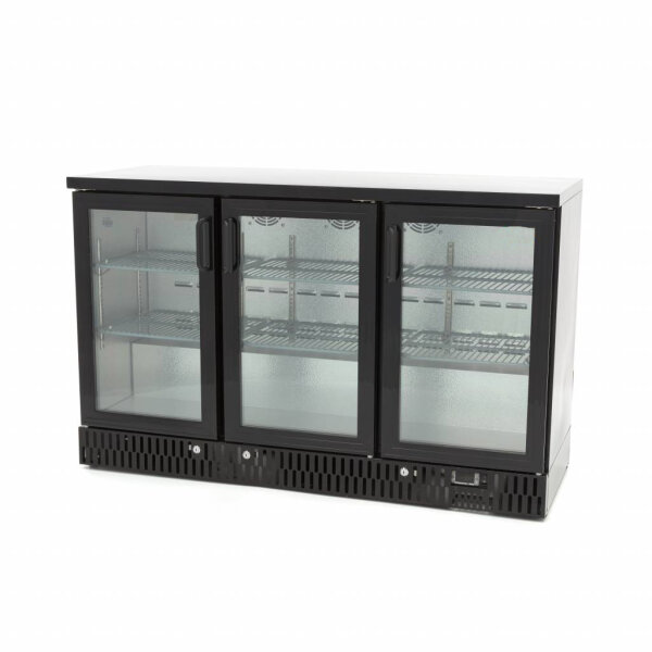 Gastro Getränke Kühlschrank - 341 l - 3 Scharnier -Türen - 6 verstellbare Regale