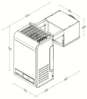 Wand Tiefkühlaggregat - für 4 bis 7 m³ - PREMIUM