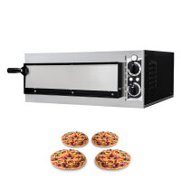 Pizzaofen Bistro - 1 Kammer - für 4 Pizzen mit Ø 18 cm