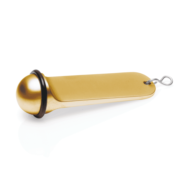 Schlüsselanhänger Länge: 3,5 cm, Farbe: gold