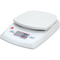Portable Küchenwaage Kapazität 2 kg, Teilung 1 g, Abmessung 144 x 205 x 41 mm  mm (BxTxH)
