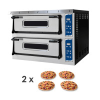 Pizzaofen Classic44 Digital - 2 Kammer - für 4+4 Pizzen á 32 cm
