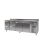 Kühltisch - 2,2 x 0,7 m - 2 Türen und 4 Schubladen mit Aufkantung - IDEAL