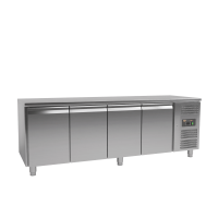 Tiefkühltisch - 2,2 x 0,7 m - 4 Türen - IDEAL