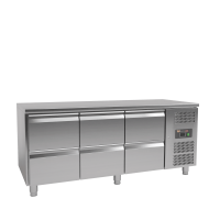 Kühltisch - 1,8 x 0,7 m - 6 Schubladen - IDEAL