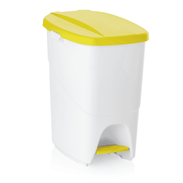 Tretabfallbehälter Inhalt: 25 l, 25 x 40 x 41,5 cm, Farbe: gelb