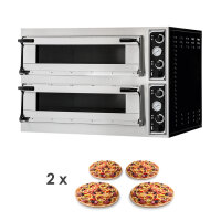 Pizzaofen Virtuoso - 2 Kammern 2 x 4 Pizzen Ø 350 mm