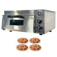 Pizzaofen IDEAL - 1 Backkammer - 4 Pizzen mit Ø 20 cm