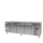 Kühltisch - 2,2 x 0,7 m - 3 Türen und 2 Schubladen - IDEAL