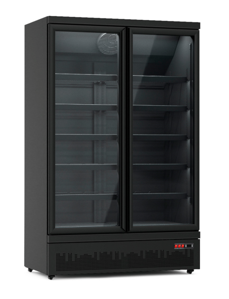 Kühlschrank mit zwei Glastüren und 1000 Liter Füllvolumen