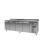 Kühltisch - 2,2 x 0,7 m - 4 Türen mit Aufkantung - IDEAL