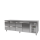 Kühltisch - 2,2 x 0,7 m - 1 Tür und 6 Schubladen - IDEAL