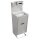 Handwaschbecken mit Fußpedal und Seifen- / Papierspender - 460 x 460 x 1250 mm