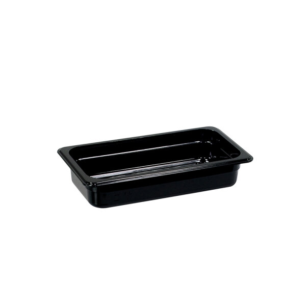 Gastronormbehälter, Polycarbonat, schwarz, GN 1/3 (65 mm)