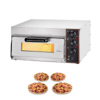 Pizzaofen IDEAL - 1 Backkammer - 4 Pizzen mit Ø 30 cm